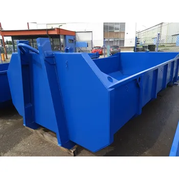 Popelnice HTI Kontejner Abroll 5000x2350x900 mm, hák 1570 mm modrá