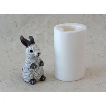 Silikonová forma - Králíček střední 53 x 60 x 110 mm