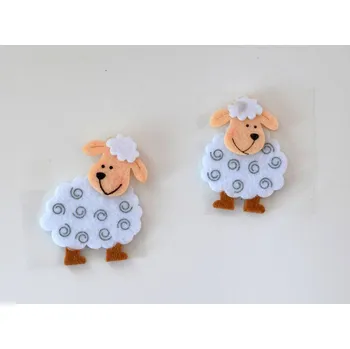 Velikonoční dekorace Filcová dekorace - Ovečka vzor A