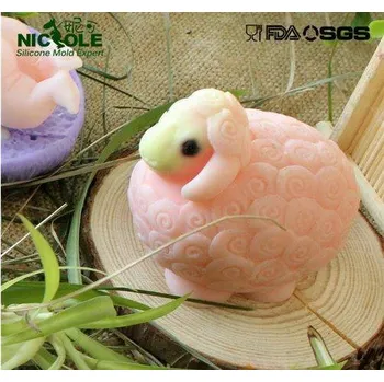 Silikonová forma - Beránek 72 x 53 x 65 mm