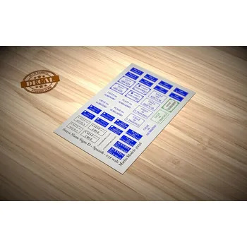 Plastikový model Matho Models 1/35 Street Name Signs D - Spanish