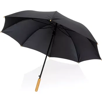 27" bambusový auto-open deštník Impact ze 190T RPET AWARE™ - P850.661