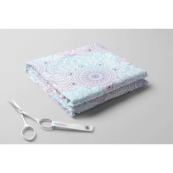 Kočárkovina, Pastelové mandaly na bílé