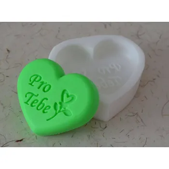 Silikonová forma - mýdlo PRO TEBE © 80 x 68 x 15 mm