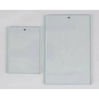Obdélníkové SKLO s jednou dírkou 11 x 8 cm, tl. 3 mm