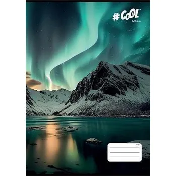 Zápisník COOL BY VICTORIA Sešit Aurora Borealis 87-32, mix motivů, A4, čtverečkovaný, 32 listů, COOL BY VICTORIA 469248