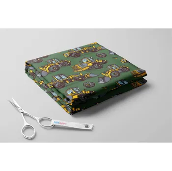 Kočárkovina, Stavební stroje na khaki