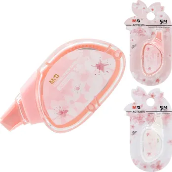 Korekční prostředek Korektor páska M&G Sakura time (5 mm x 5 m) - 2 barvy