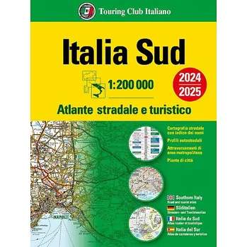 Touring Club Italiano vydavatelství atlas Italia sud 1:200 t.