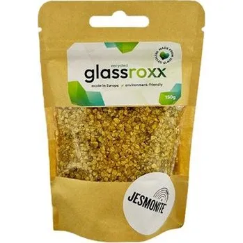 Jesmonite skleněné kamínky GlassRoxx v barvě zlata 150 g
