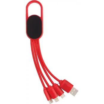 Napájecí kabel Nabíjecí kabel 4 v 1 s karabinou - P302.074
