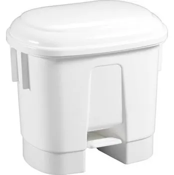Popelnice HTI Plastový odpadkový koš Sirius 30 l.- bílé víko, MC-4393