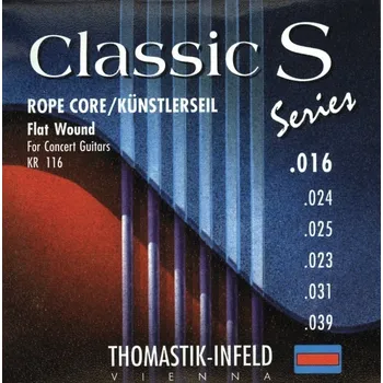 Příslušenství pro strunný nástroj Thomastik Infeld Thomastik struny pro klasickou kytaru Classic S Series. Rope Core. Umělecké lanoH2 .024 KN24 6347