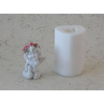 Silikonová forma - Andílek z lásky 2 - 40 x 33 x 63 mm