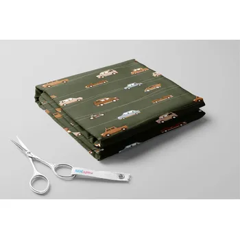 Softshell letní, Auta a vlnky Barva: Khaki