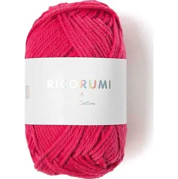 Příze Rico Design Bavlněná háčkovací příze Ricorumi dk odstín 013 tmavě růžová