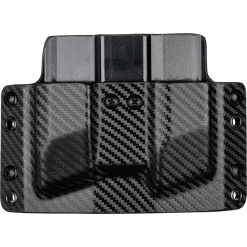 Příslušenství pro sportovní střelbu RH Holsters OWB - CZ Shadow 2 - vnější kydexové pouzdro na 2 zásobníky - plný sweatguard - carbon/černá Umístění pouzdra: Levý bok (pravák)