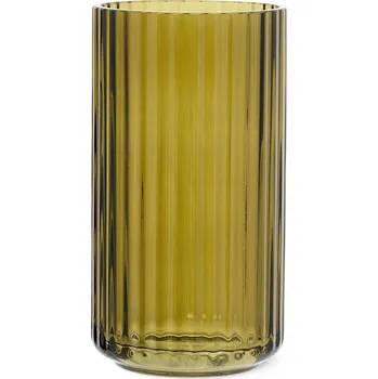 Váza Lyngby, Váza Lyngby skleněná 15,5 cm olivová - Formadore