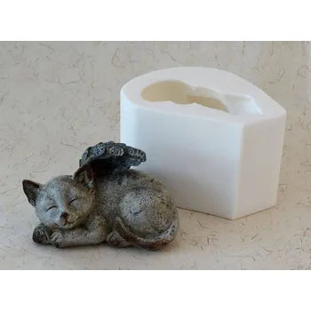 Silikonová forma - Kočka s křídly 145 x 100 x 95 mm