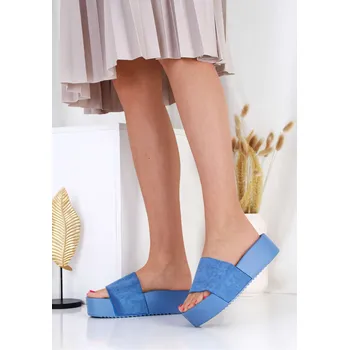 Dámské pantofle DoAndBe Pantofle na platformě G-801-05BL Velikost: 38