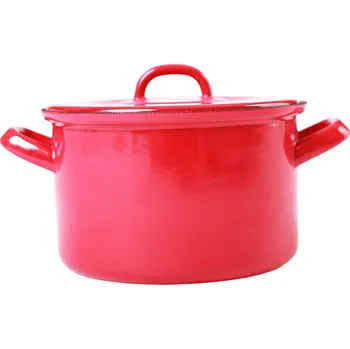 Hrnec OLYMP Olymp, Hrnec s poklicí 20 cm, 3,6 l BERYL (6) červený