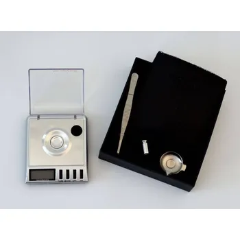 Laboratorní váha Digitální váha 20g x 0,001g stříbrná HS-20g