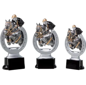 Soška parkur koně - sportovní pohár 3921 Výška poháru: soška C - výška 16 cm