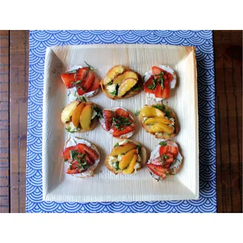 Jednorázové nádobí FirstPack Talíř z palmových listů 240/240mm 25ks