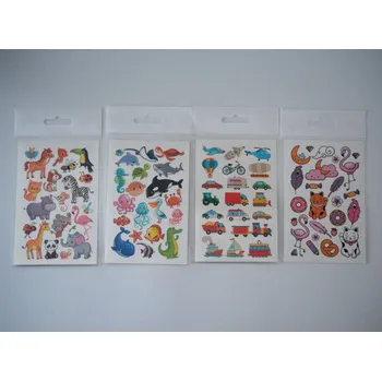 Odstranitelné tetování Tetovací obtisky pro děti barevné D