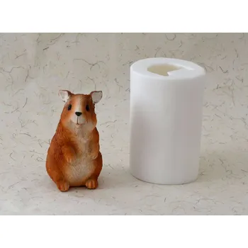 Silikonová forma - Křeček 57 x 55 x 100 mm