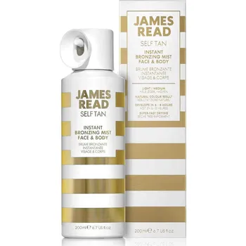 Samoopalovací přípravek James Read Self Tan bronzující sprej s okamžitým účinkem na obličej a tělo 200 ml