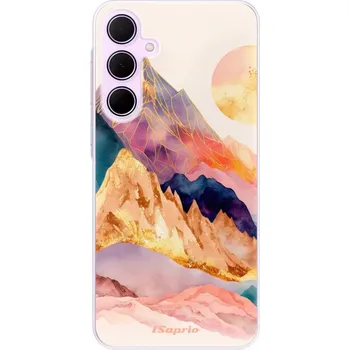 Pouzdro na mobilní telefon Odolné silikonové pouzdro iSaprio - Abstract Mountains - Samsung Galaxy A55 5G