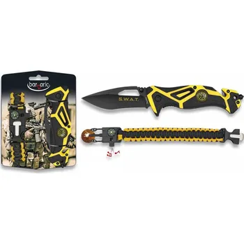 Bojový nůž Nůž zavírací FOS SWAT hladké ostří + paranáramek