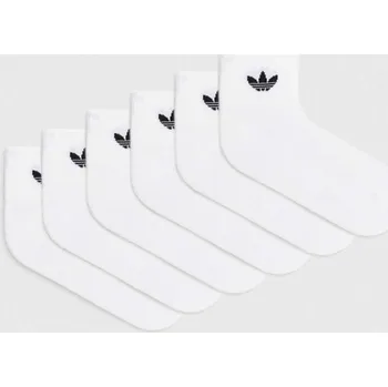 Pánské ponožky Ponožky adidas Originals 6-pack IJ5627 bílá 00X, vel. 40/42