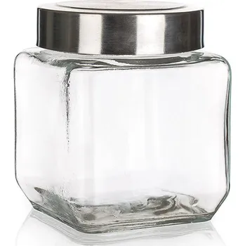 Dóza na potraviny dóza 0,55l skl. + nerez víčko AKCENT