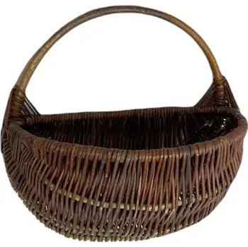 Květináč Proutěný květináč na stěnu velký (Velký proutěný květináč na stěnu z přírodního vrbového proutí)