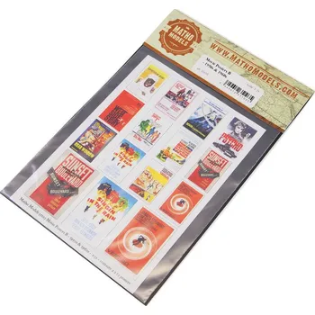 Plastikový model Matho Models 1/35 Movie Posters B - 1950s & 1960s