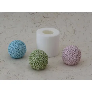 Silikonová forma - Květinová koule MALÁ prům. 45 mm