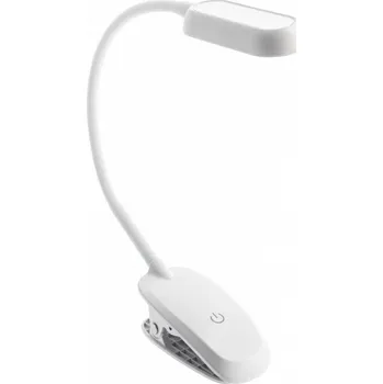 Lampička Stolní lampa FROGY ,5 W, 300 lm, DC 5 V, 1 A, 4000 K, baterie, 1200 MAh, Ra 80, stmívatelná, bílá