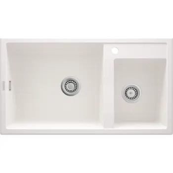 Granitový dřez Deante Eridan granitový dřez 88x50 cm bílá ZQE_A20B