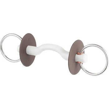 Udidlo pro koně BERIS Udidlo stihlové nelomené tvarované BERIS, tvrdé, 6 cm, 18 mm 13 cm