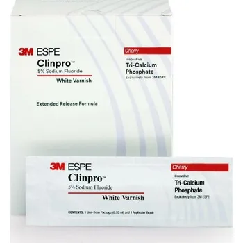 Lak na nehty 3M Clinpro White Varnish Varianta: Clinpro White Varnish 5% lak 100x0,5ml cherry