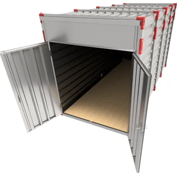 Popelnice HTI Kontejner vnitřní výška 2,430 dvoukřídlové dveře v čelní stěně 5m