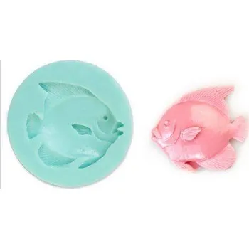 Silikonová forma - ozdoba Rybka I - 45 x 40 mm