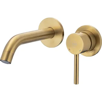 Vodovodní baterie KFA Armatura Moza umyvadlová baterie pod omítku zlatá 5039-810-31