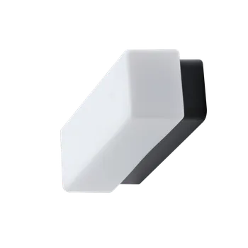 Osmont 67779 Flora 2, nástěnné/stropní svítidlo v obdélníkovém tvaru, LED 8W 4000K, délka 31cm, černá