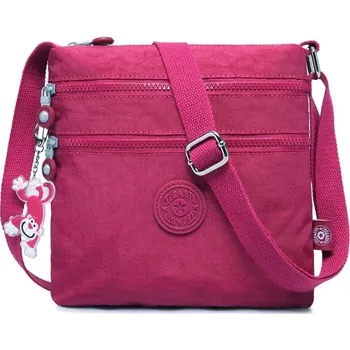 Kabelka Luxusní nylonová crossbody kabelka - Červené
