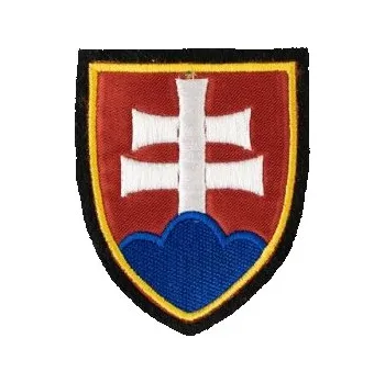 Nášivka Nášivka znak SLOVENSKA - BAREVNÝ žlutý lem