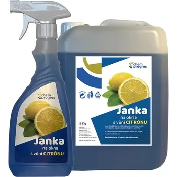 Mycí prostředek Janka na okna citron 0,5kg