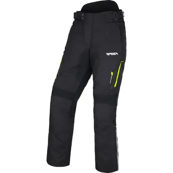 Moto kalhoty Kalhoty na motocykl RSA Wasp černo-bílo-fluo žluté 4XL